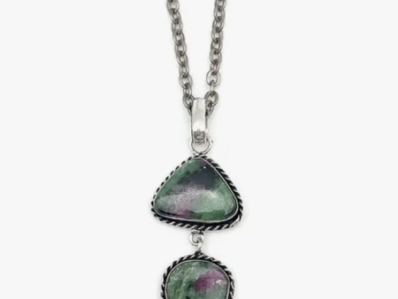 Anju Jewelry - Ruby Zoisite Pendant on Sale