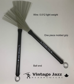 Headhunter Vintage Jazz Brush Ball End For Sale