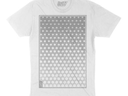 First Earth - Asanoha (White & Silver) T-SHIRT Online