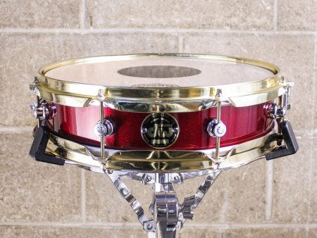 Neil Peart s DW 3  x 13  Red Sparkle Lacquer Snare Drum For Cheap