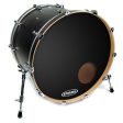 Evans EQ3 Reso Black Bass Drum Head Supply