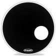 Evans EQ3 Reso Black Bass Drum Head Supply