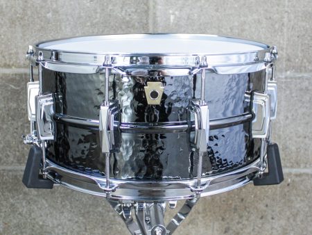 Ludwig 6.5  x 14  Hammered Black Beauty on Sale