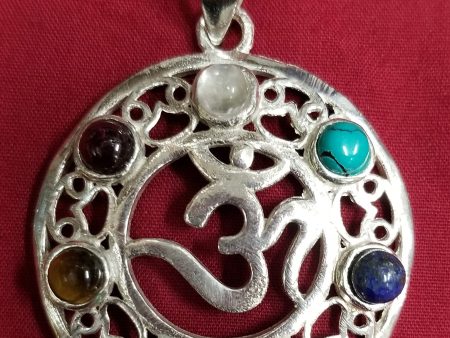 Heavy Brass Om Chakra Pendant For Discount