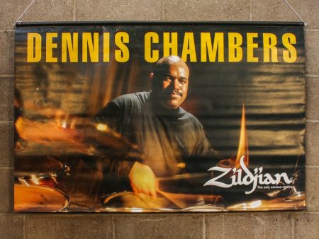 Zildjian Dennis Chambers Banner Online Hot Sale