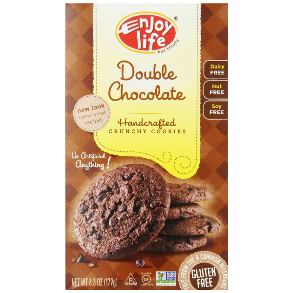 Enjoy Life Double chocolate Crunchy Cookie 6.3 Ounce For Sale