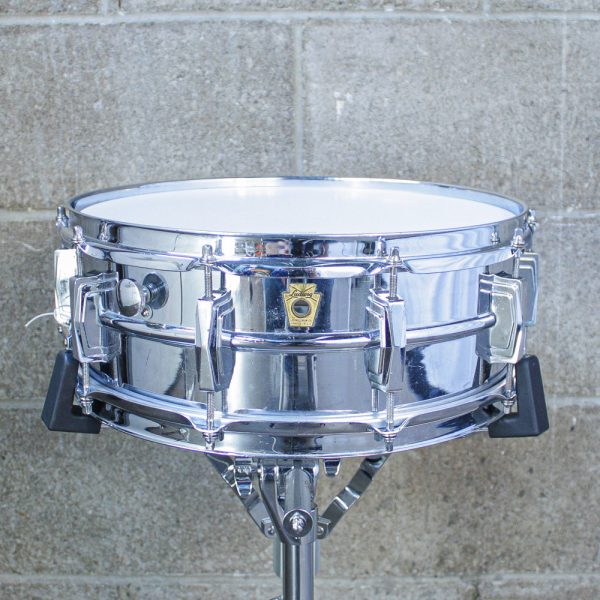 Ludwig No. 400 1966 Supra-Phonic 5  x 14  Metal Snare Drum (w  COB Hoops) Fashion