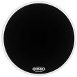 Evans EQ3 Reso Black No Port Bass Drum Head Online now