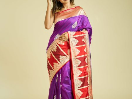 Pure Handloom Kadhua Katan Silk Saree With Rangkat Skirt Border Fashion