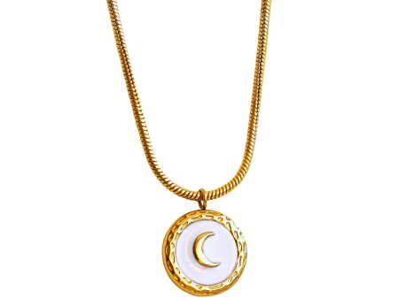 Aryenne Jewelry - Moon on Snake Chain Cheap