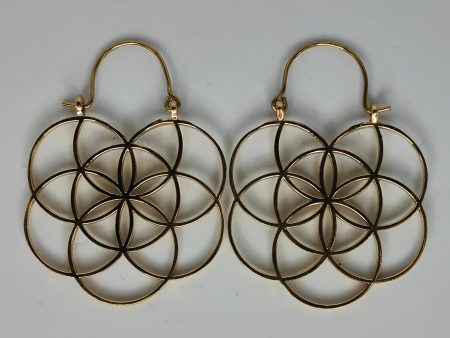 Kala Flower of Life Earrings For Cheap