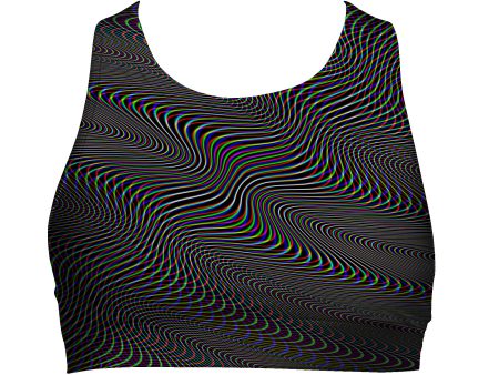 *NOW IN CRUSHED VELVET!*  Warped Hypnotic  - Women s Active Top Online