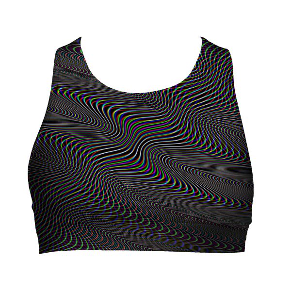 *NOW IN CRUSHED VELVET!*  Warped Hypnotic  - Women s Active Top Online