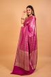 Magenta Mashru Silk Saree Hot on Sale