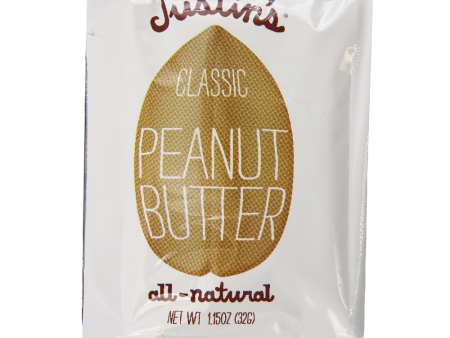 Justin s Nut Butter Classic Peanut 1.15oz 10 Pack on Sale