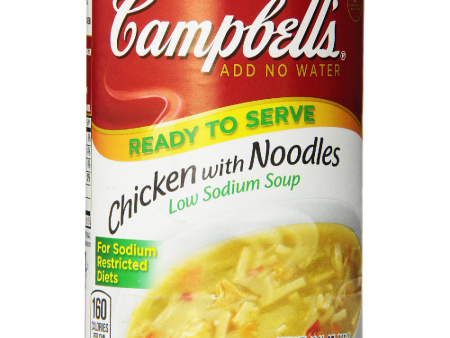 Campbell s Low Sodium Chicken with Noodles Soup 10.75 Ounce Cans Cheap