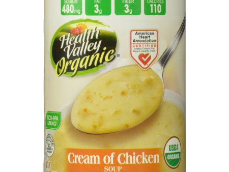 Health Valley Organic Soup Cream of Chicken 14.5 Ounce Fashion