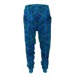 PatternNerd -  Blue and Green Fractal Tie Dye  - Joggers - Limited Edition of 111 Cheap