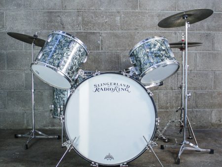 Slingerland 1948 Radio King Drum Kit in Black Diamond Pearl Sale