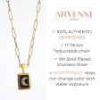 Aryenne Jewelry - Moon on paperclip chain Online