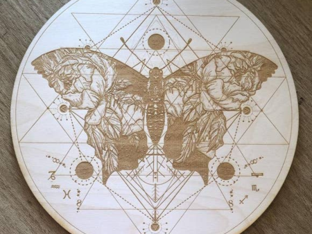 Butterfly Yantra Crystal Grid For Cheap