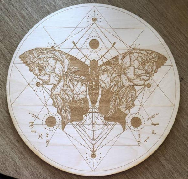 Butterfly Yantra Crystal Grid For Cheap