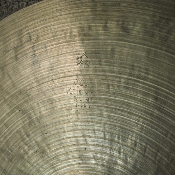 Zildjian 14  K Istanbul Hihats Turkish Intermediate Stamp 1959-66 For Sale