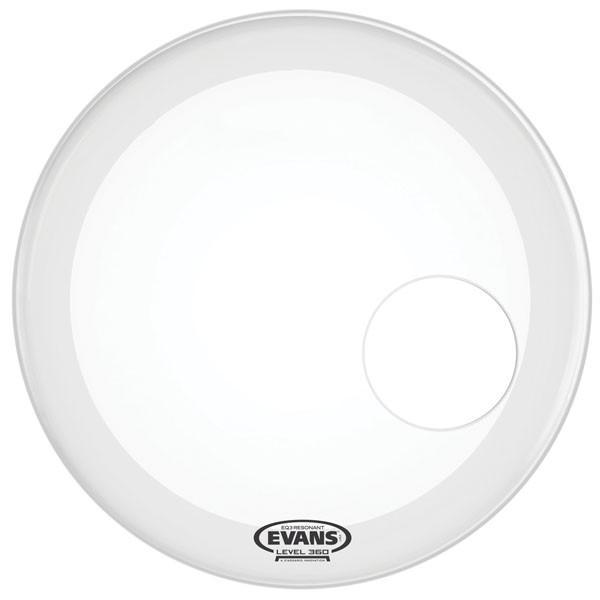 Evans EQ3 Reso Coated White Bass Drum Head Online