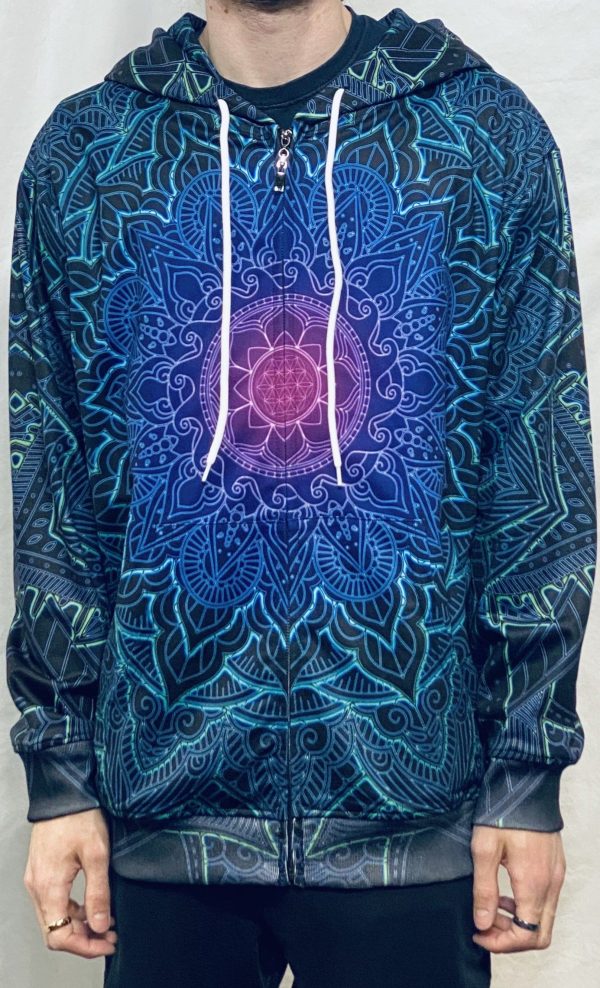 Cameron Gray - Mandala Love Zip Up Hoodie - Limited Edition of 111 Sale