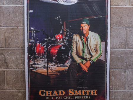 Chad Smith Pearl Reference Banner Hot on Sale