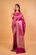 Magenta Mashru Silk Saree Hot on Sale