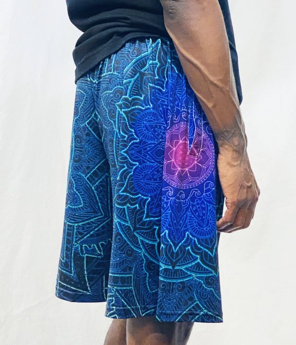 Cameron Gray - Mandala Love Gym Shorts - Limited Edition of 111 For Discount