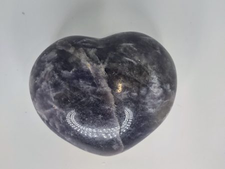 Lepidolite Heart Hot on Sale