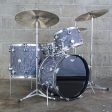 Hayman Vibrasonic  Pacemaker  Drum Kit in Charcoal Satin Flame Online now