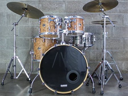 Sonor Delite Walnut Roots 4 Piece Drum Kit Online now