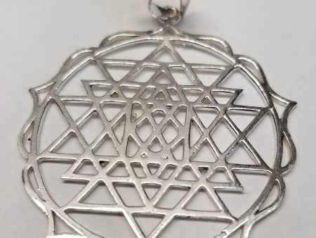 Heavy Brass Sri Yantra Pendant Discount