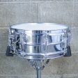 Ludwig No. 400 1966 Supra-Phonic 5  x 14  Metal Snare Drum (w  COB Hoops) Fashion