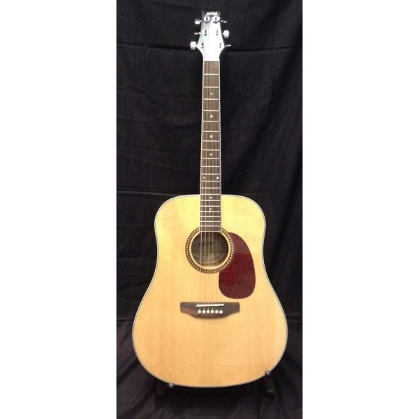 Ashton D25 acoustic guitar with tuner on Sale