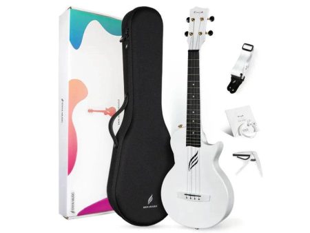 Enya NOVA U Pro Smart White Tenor Ukulele W  Padded Gig Bag Supply