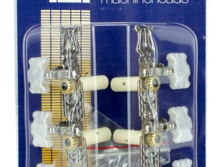 TGI Classical 3 in a Line Lyra-Style Machine Heads (Nickel) For Cheap