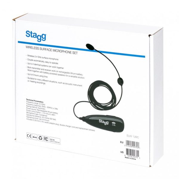 Stagg Wireless Surface Microphone Set (SUW 12BC) Hot on Sale