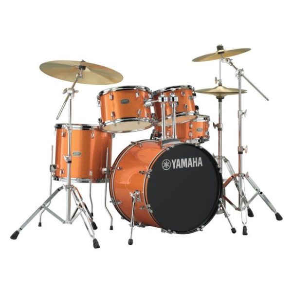 Yamaha Rydeen Orange Glitter 20  Shell Pack Hardware and Cymbals Online Sale