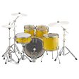 Yamaha Rydeen Mellow Yellow 20  Shell Pack Hardware and Cymbals Sale