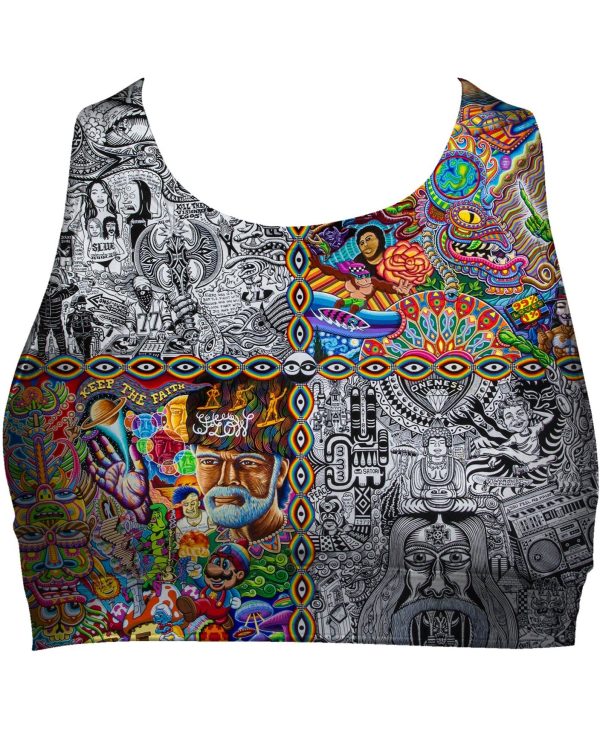 *NOW IN CRUSHED VELVET* Chris Dyer -  Chaos Culture Jam  - Women s Active Top Supply