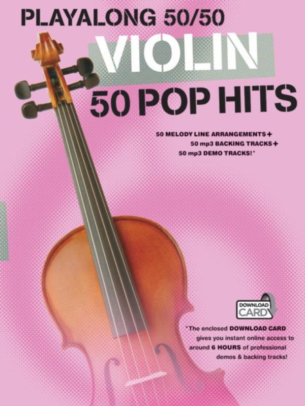 Playalong 50 50: Violin - 50 Pop Hits Sale