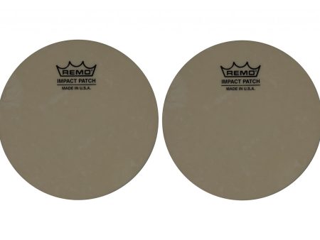 REMO 4” Single Impact Slam patch for Bass Drum 4  high (2 pack) Sale