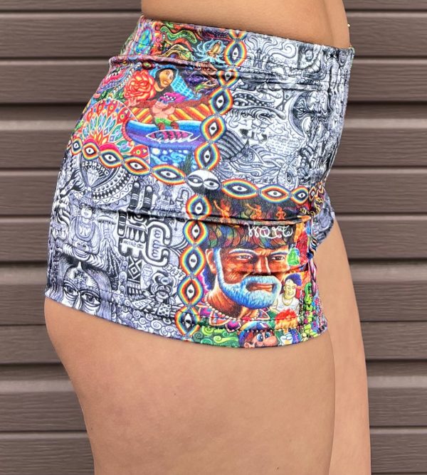 *NOW IN CRUSHED VELVET* Chris Dyer -  Chaos Culture Jam  - Booty Shorts Online Hot Sale