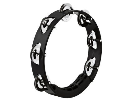 Meinl Tour Tambourine, Steel Jingles, Black 8  For Sale