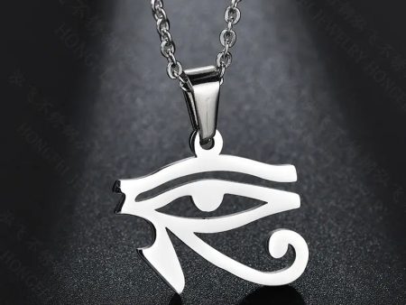 Eye of Horus Silver Pendant Necklace Fashion