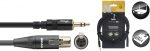 Stagg N Series Audio Cable (Stereo Mini Jack  Mini 4pin XLR Female) Supply